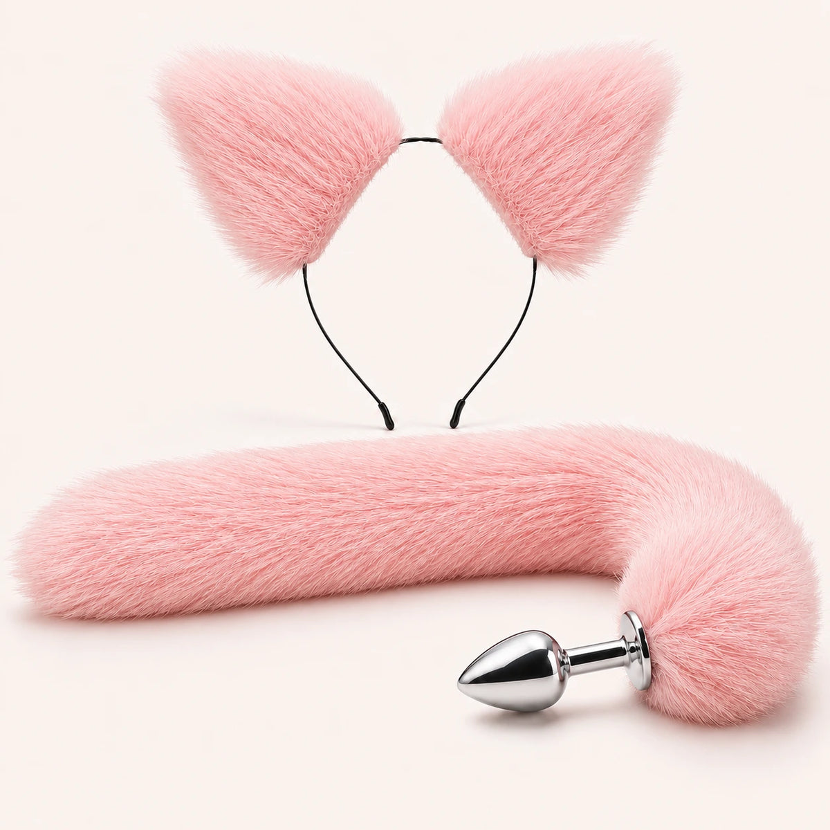 Vixlet Fox Tail Anal Plug & Ears Set