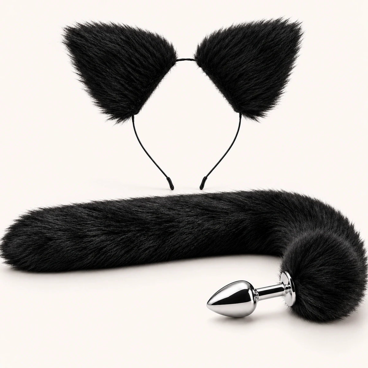 Vixlet Fox Tail Anal Plug & Ears Set