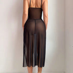 Swayfall Long Sheer Lingerie Set